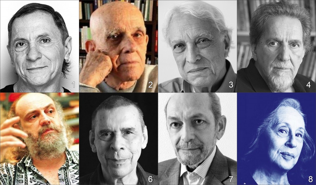 Sete escritores morreram nos últimos meses no Brasil. Foto: Montagem/ Divulgação